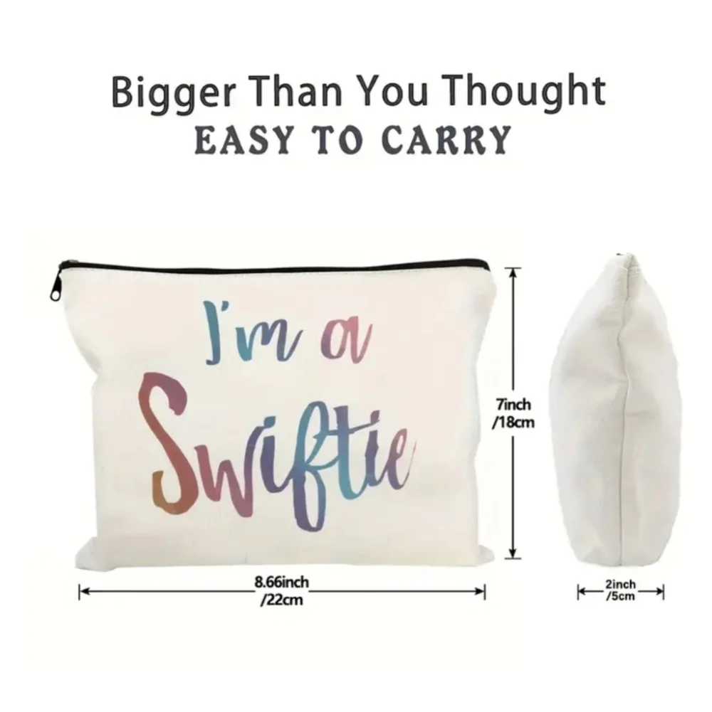 Taylor Swift canvas Makeup Bag
